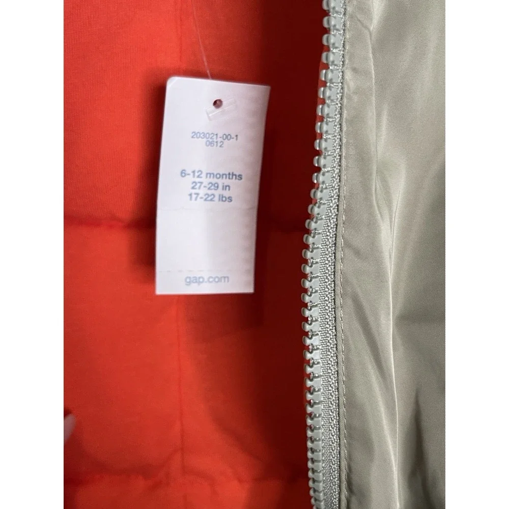NWT Authentic Baby Gap 6-12 Mth Warmest Water Repellent Winter Flight Snowsuit